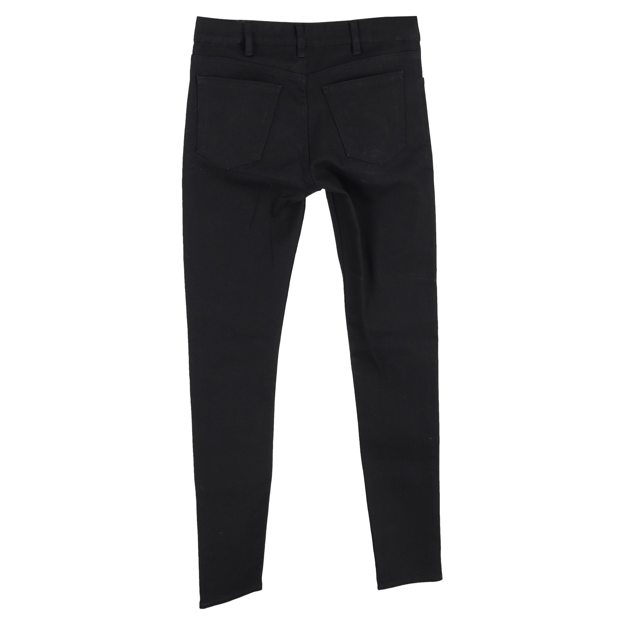 Celine Preloved Slim Jeans in Black Cotton Denim