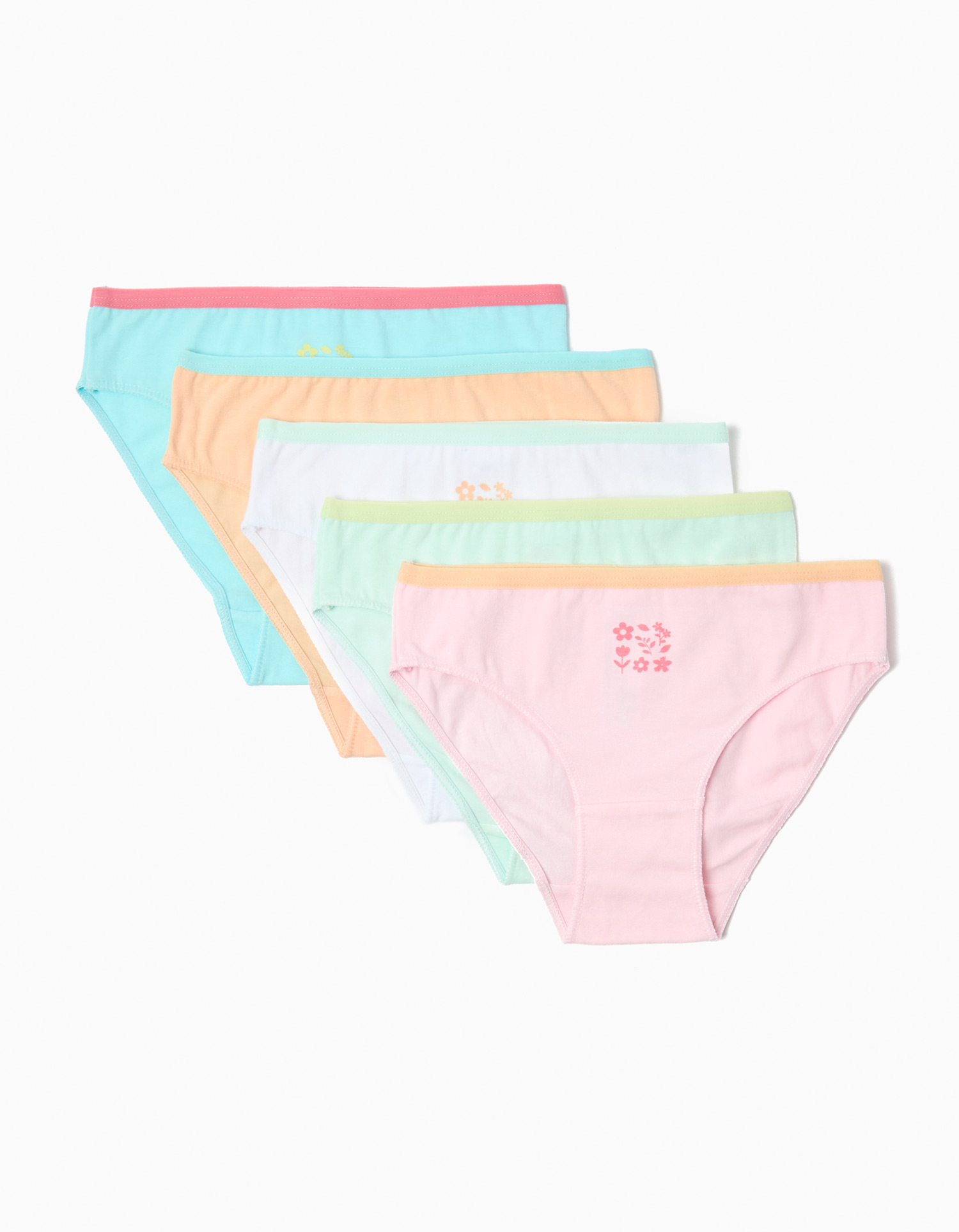 Pack 5 Cuecas, Menina, Multicor