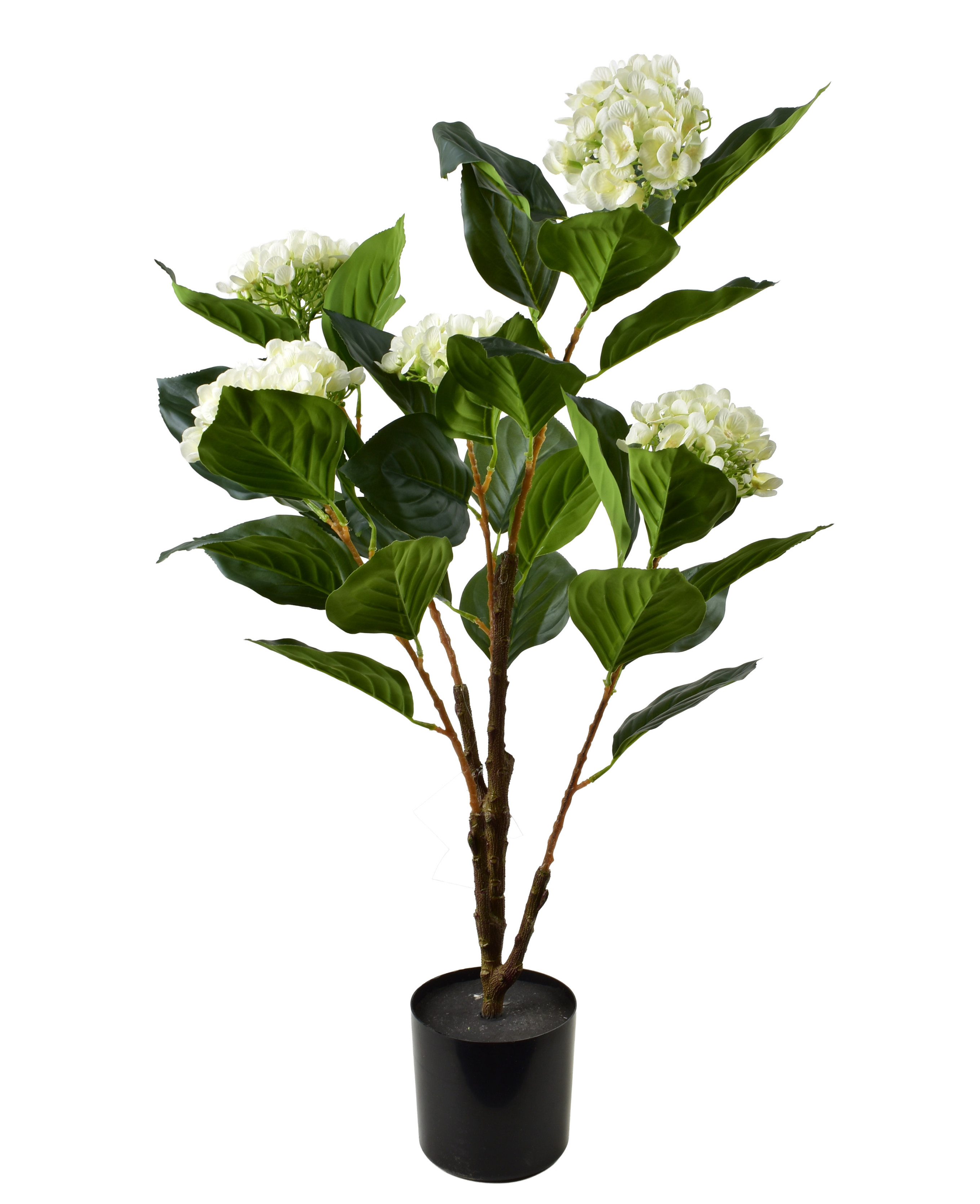 VIRIDIS Kwiat sztuczny Hortensja 80cm 5 kwiatków
