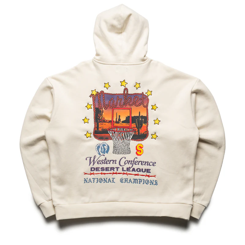 Market Desert League Hoodie - Unbleached Cotton