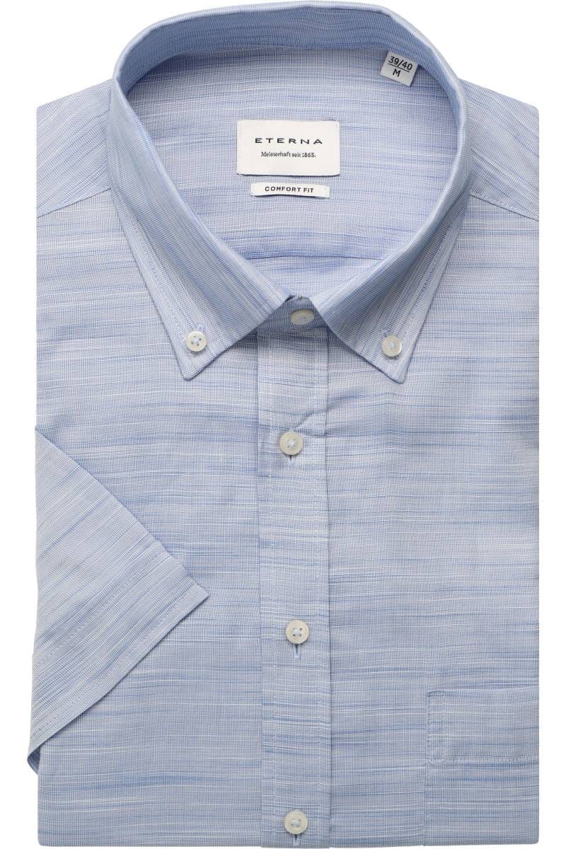 ETERNA Comfort Fit Tencel Hemd himmelblau, Einfarbig