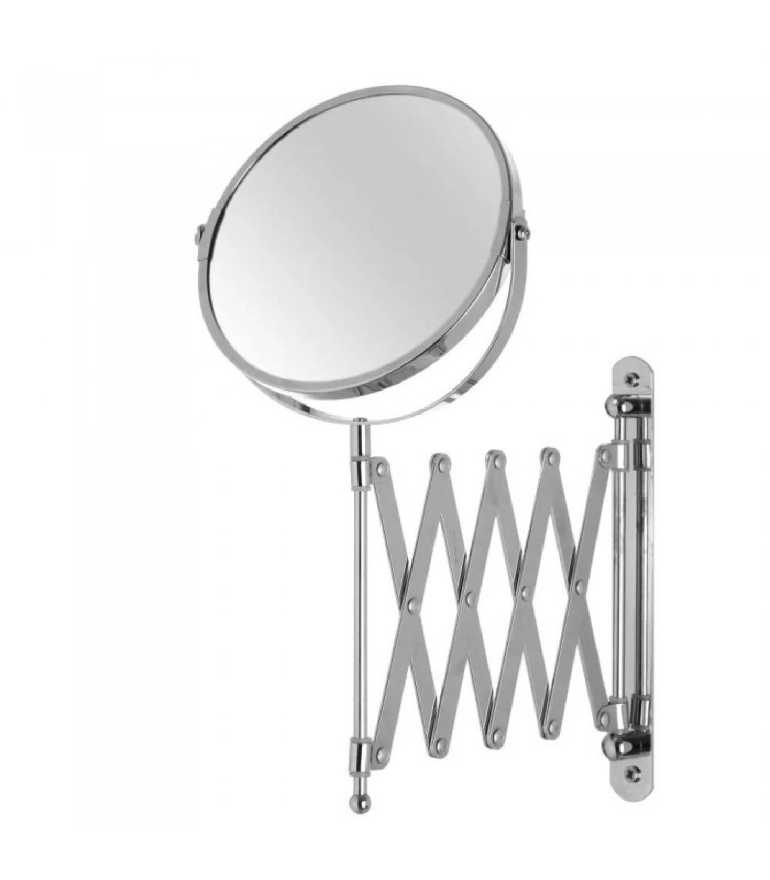 EXTENSIBLE - Miroir mural grossissant x2 double face avec bras