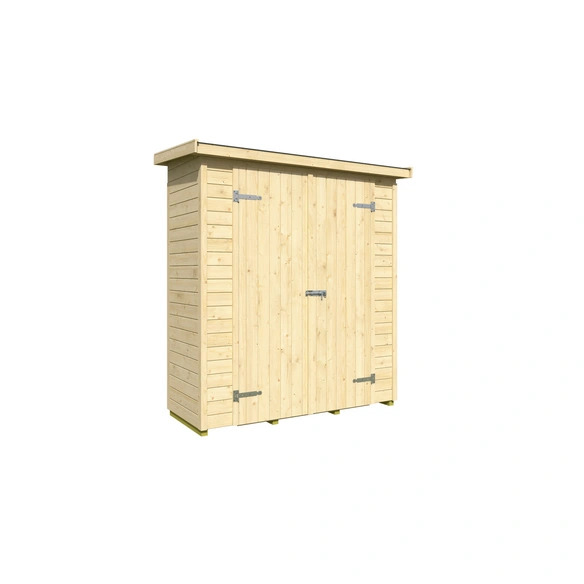 Blockbohlenhaus »Kent«, BxHxT: 183, 2 x 199, 96 x 80, 2 cm (Außenmaß inkl. Dachüberstand)