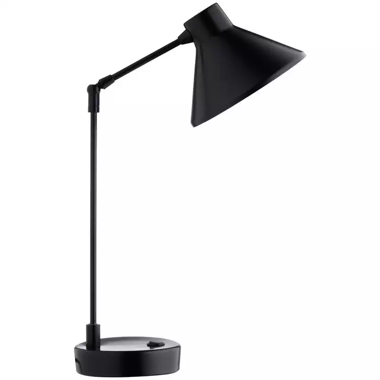 Habitat Bobby Metal Desk Lamp - Black