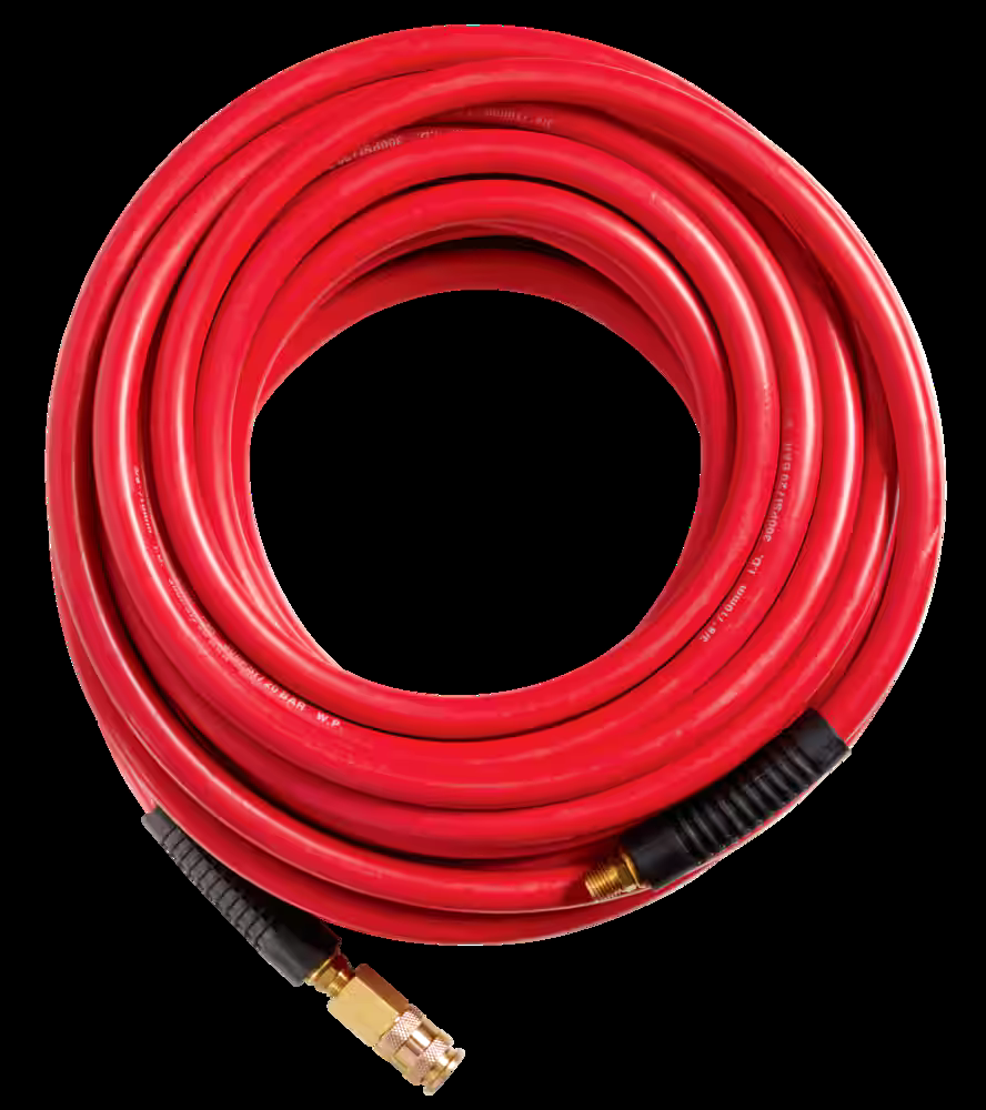 MAXIMUM All-Weather Rubber Air Hose, 3/8-in x 50-ft