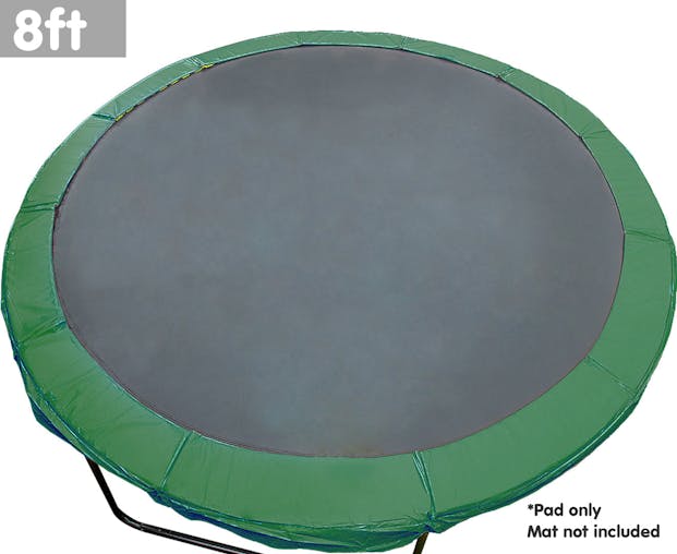 NNEDPE 8ft Trampoline Replacement Pad Reinforced Outdoor Round Spring Cover