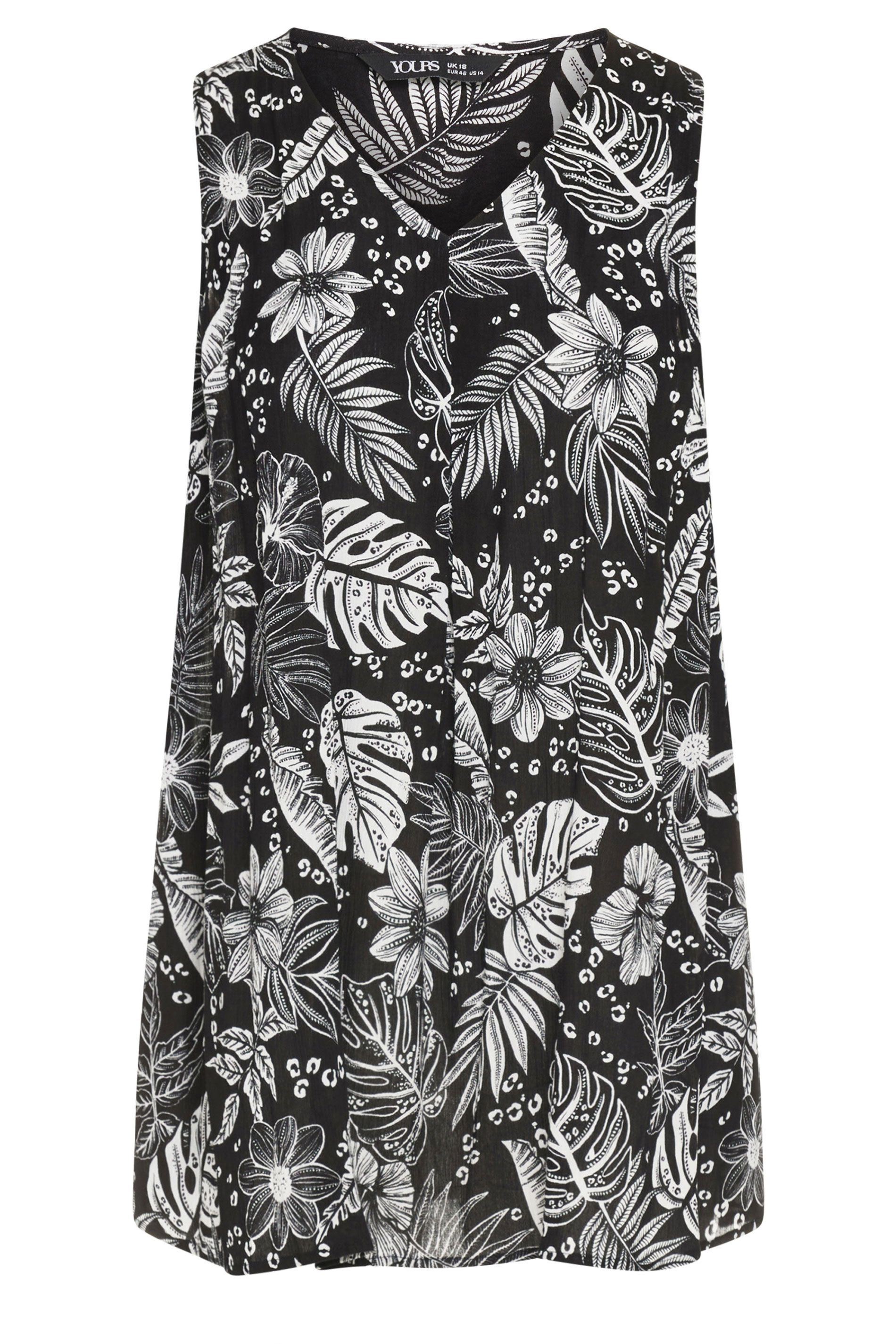 Yours Pleat Front Vest Top