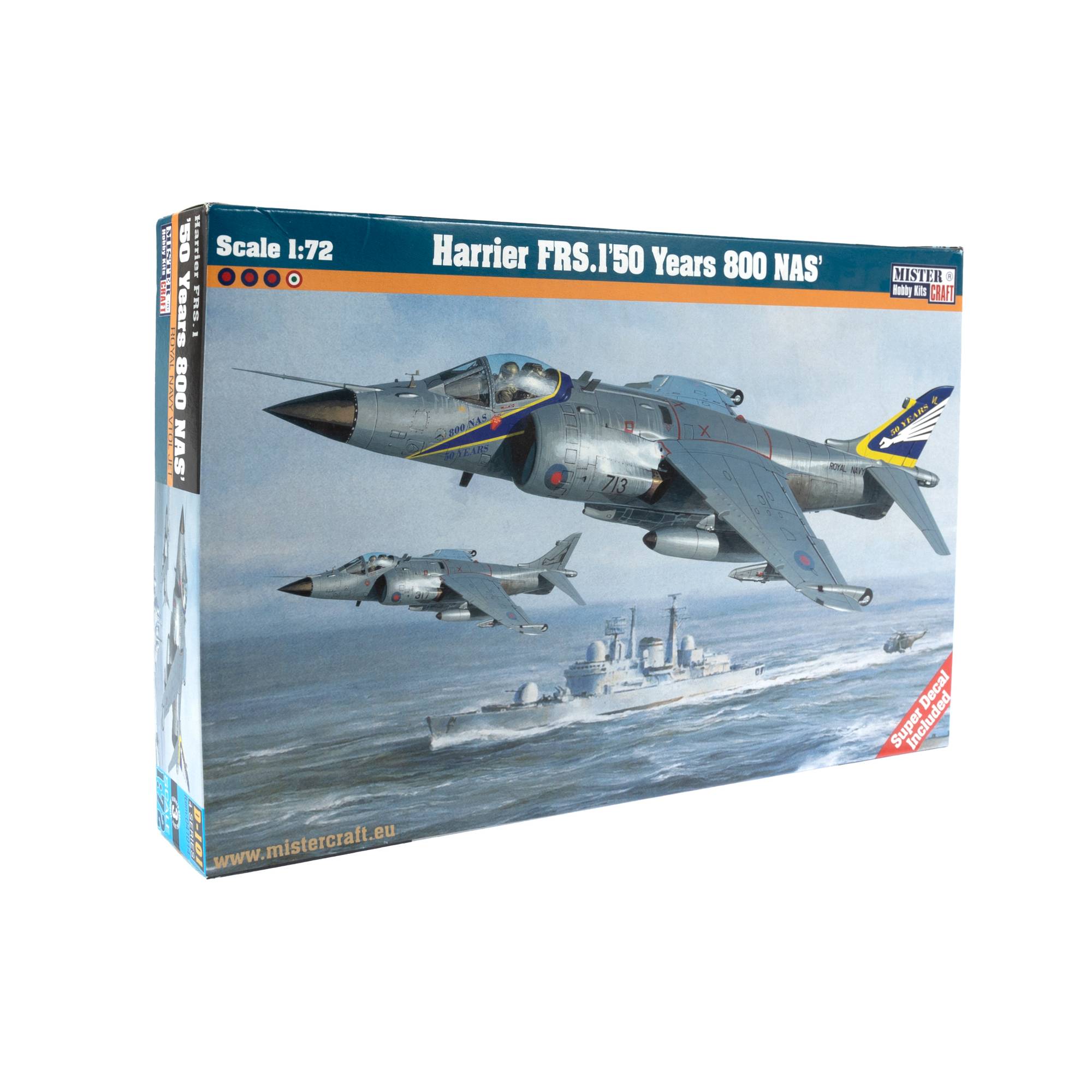 MisterCraft Harrier FRS.1 50 Years 800 NAS Model Kit 1:72