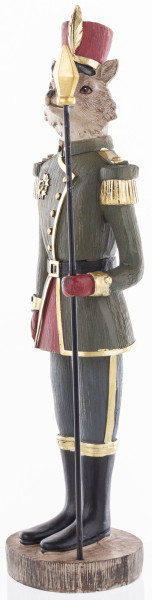 Figurka Lis w mundurze 35x9 cm