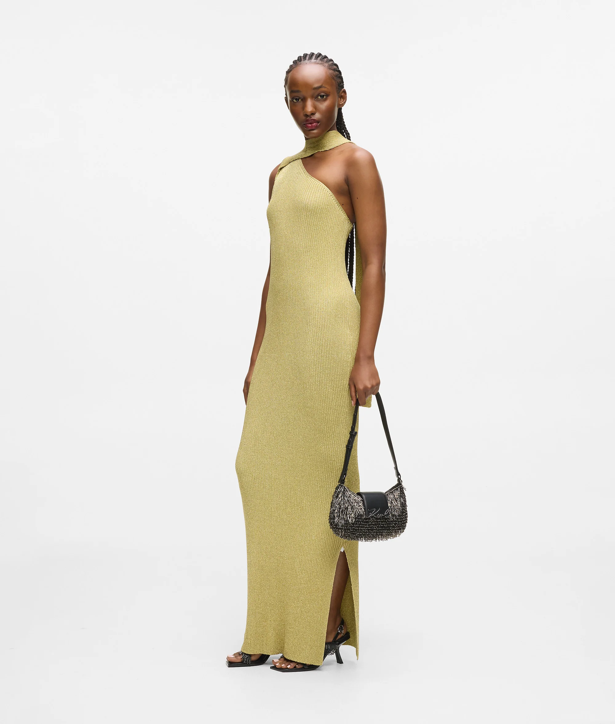 Sac lune perlé K/Signature
