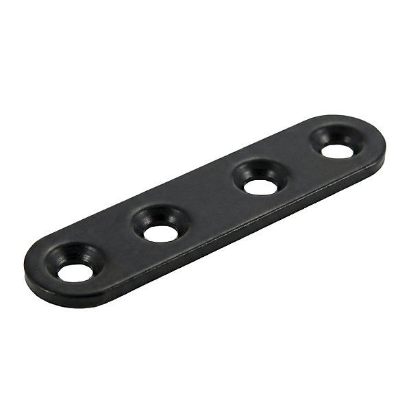 4 Pattes d'assemblage Acier Noir L.60 x H.15 x EP.2mm