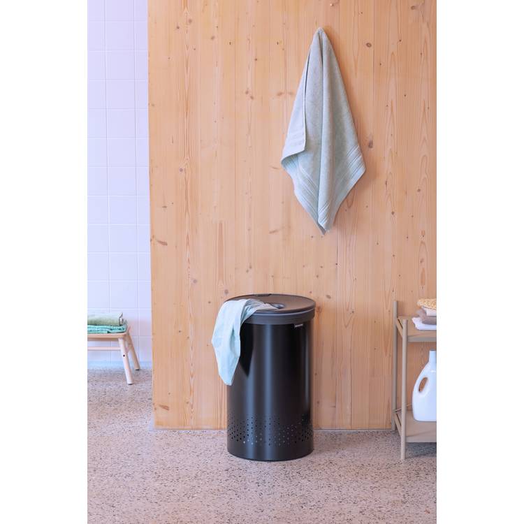 Brabantia 60 Litre Laundry Container Bin - Black