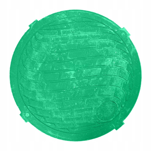 Pokrywa HD 80 Właz Szamba polimer GREEN zielona klapa do studzienki ogród