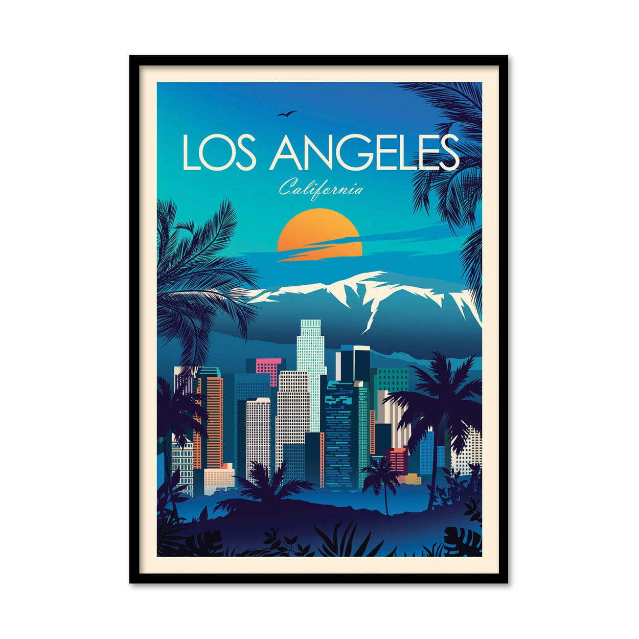STUDIO INCEPTION - LOS ANGELES - STUDIO INCEPTION - Affiche d'art 30 x 40 cm