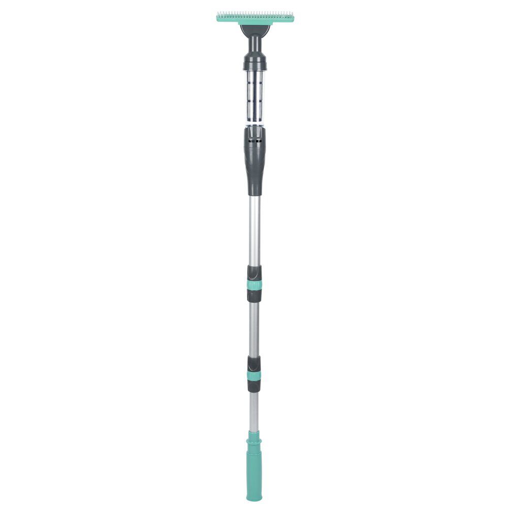 Balai aspirateur rechargeable piscine et spa gris et vert L106-162cm