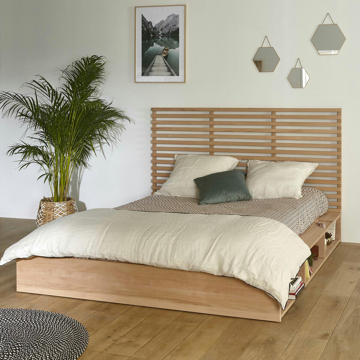 KOYA - Tête de lit 170 cm bois massif