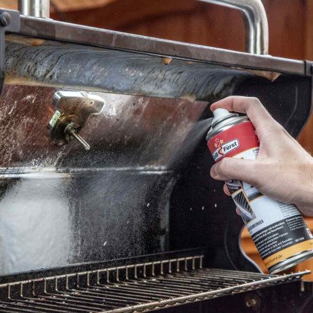 Mousse nettoyante pour surfaces vitrées, inox et acier émaillé 300 ml - Grillfürst