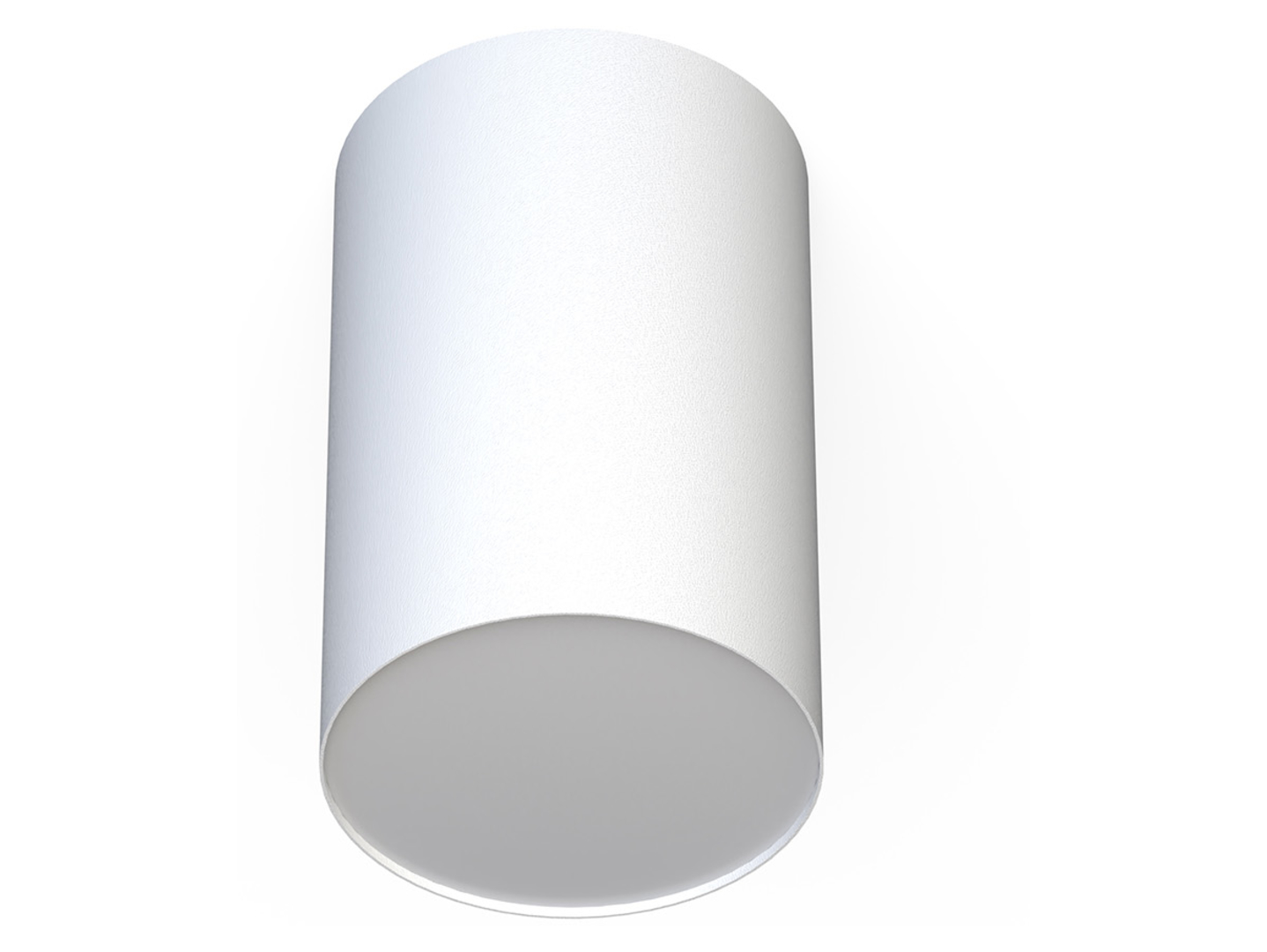 Plafon Point Plexi 20 cm stalowy biały