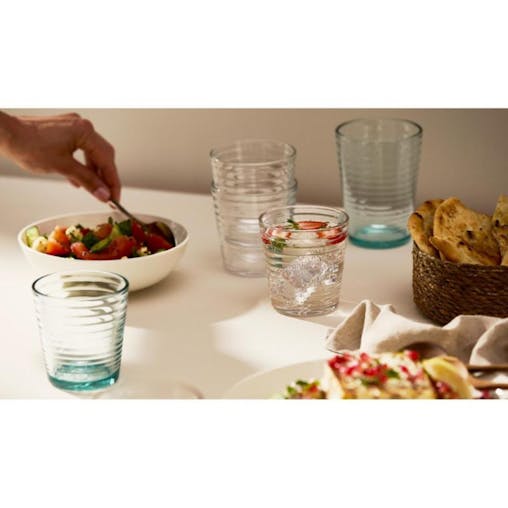 Royal Doulton Gordon Ramsay Maze Tumbler 340ml Glasses Blue | Set of 4
