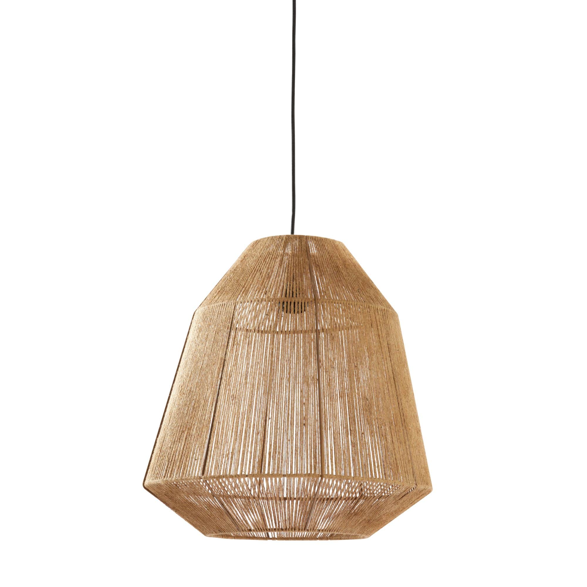 Light & Living hanglamp Malva - bruin - Ø50cm