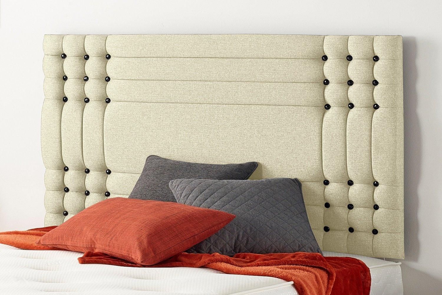 Somnior Flexby Divan Bed Base With 4 Drawers and Headboard Linen