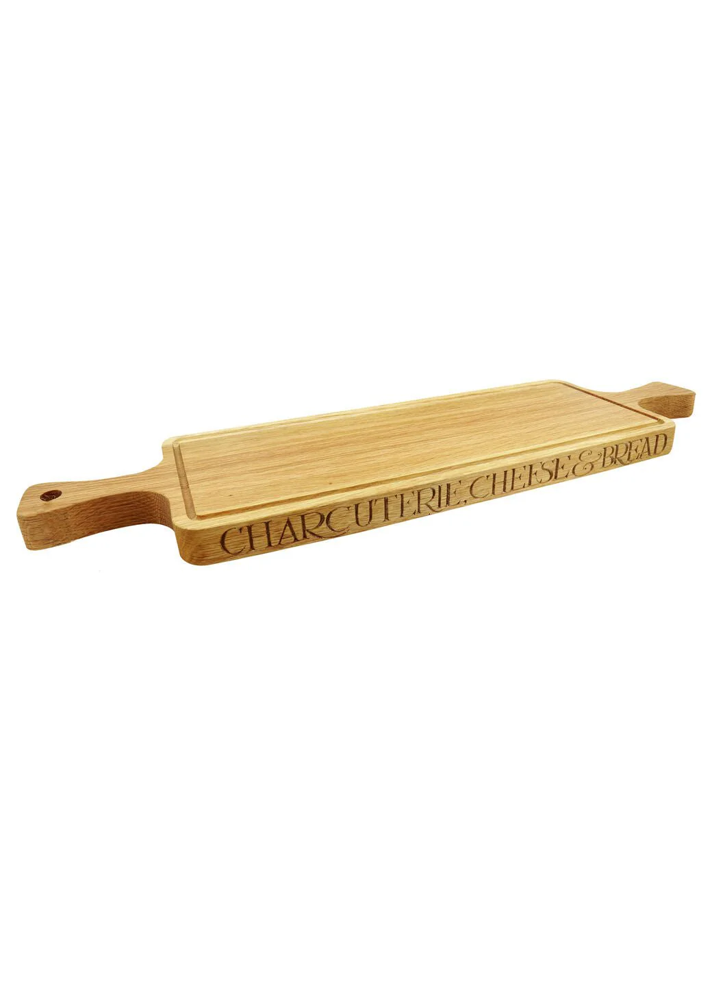 Black Toast Long Wooden Serving Board