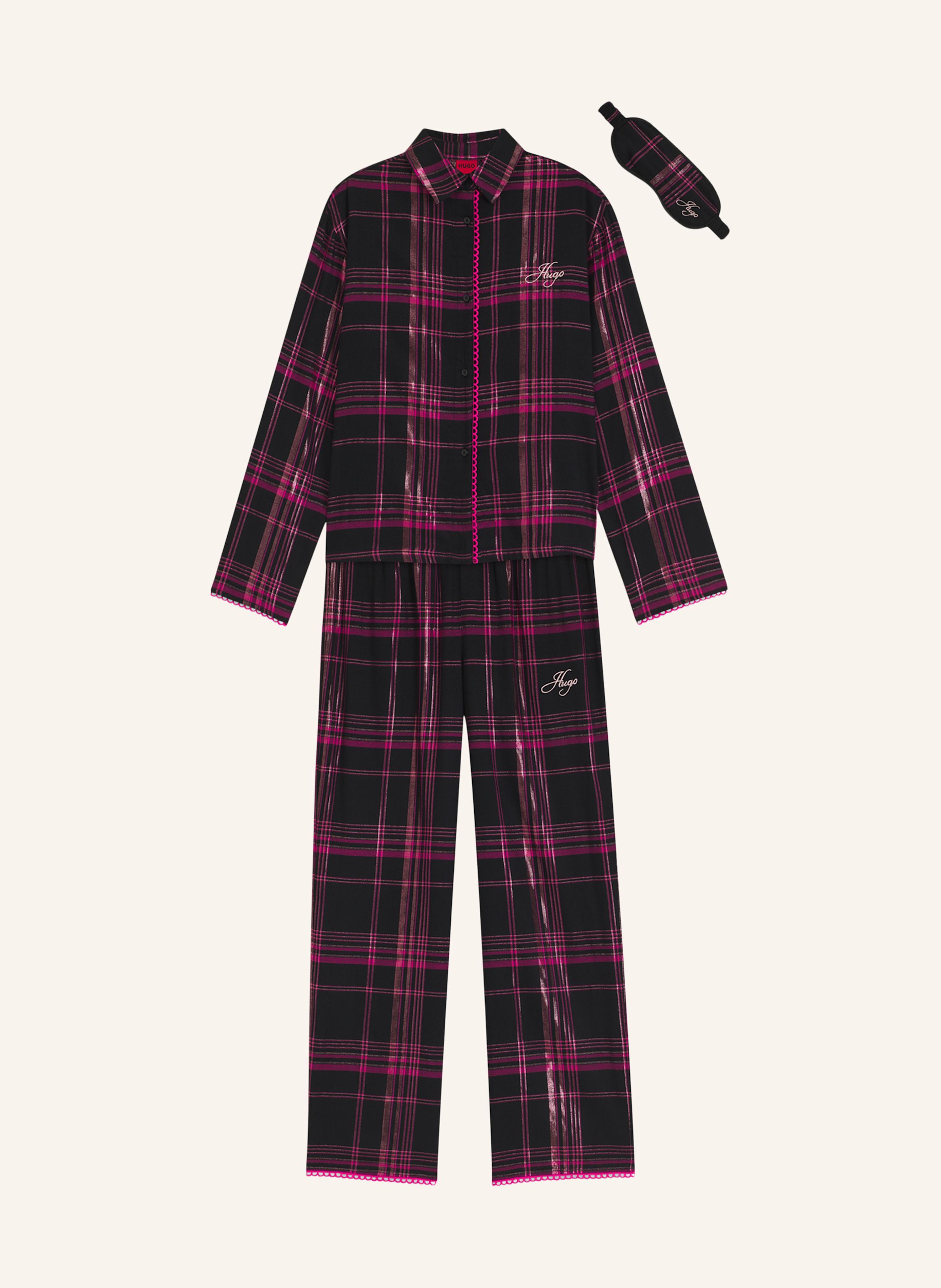 HUGO Pyjama-Set FLANNEL GIFT-SET Regular Fit