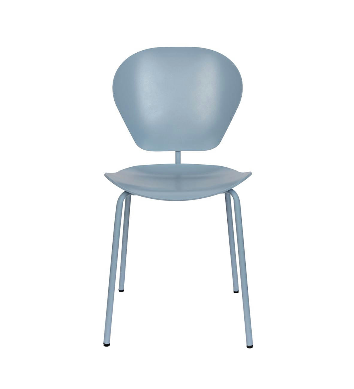 OCEAN - Chaise éco responsable en plastique recyclé bleu