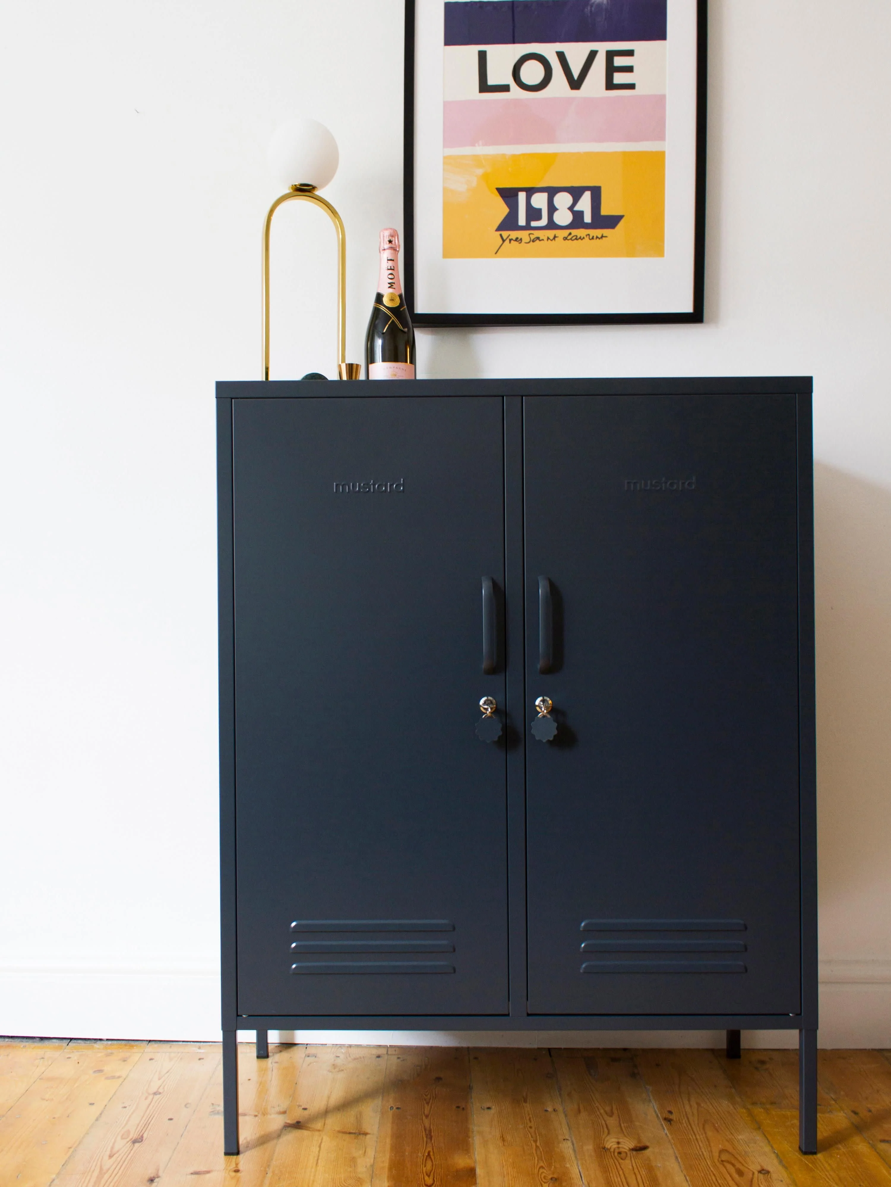 Metall-Highboard The Midi