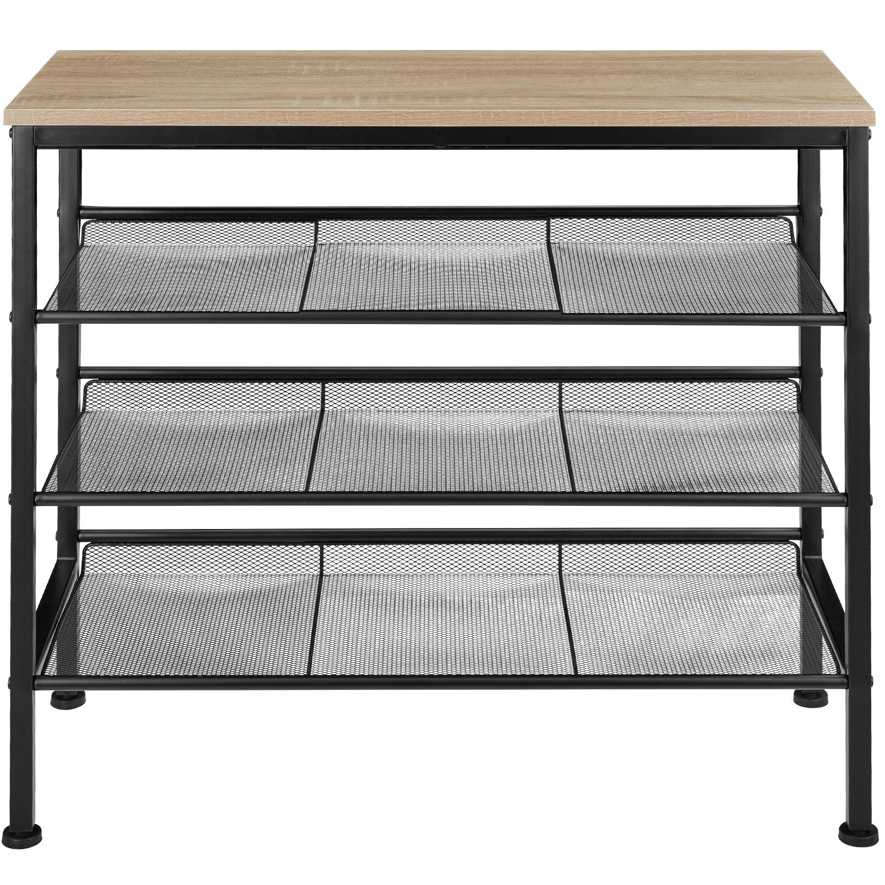 - Étagère à chaussures Style industriel Bois clair industriel, Chêne