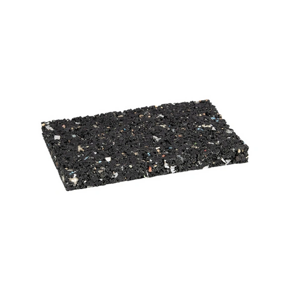 Gummipad, Gummi/Aluminium, für Holzkonstruktionen bei Terrassen