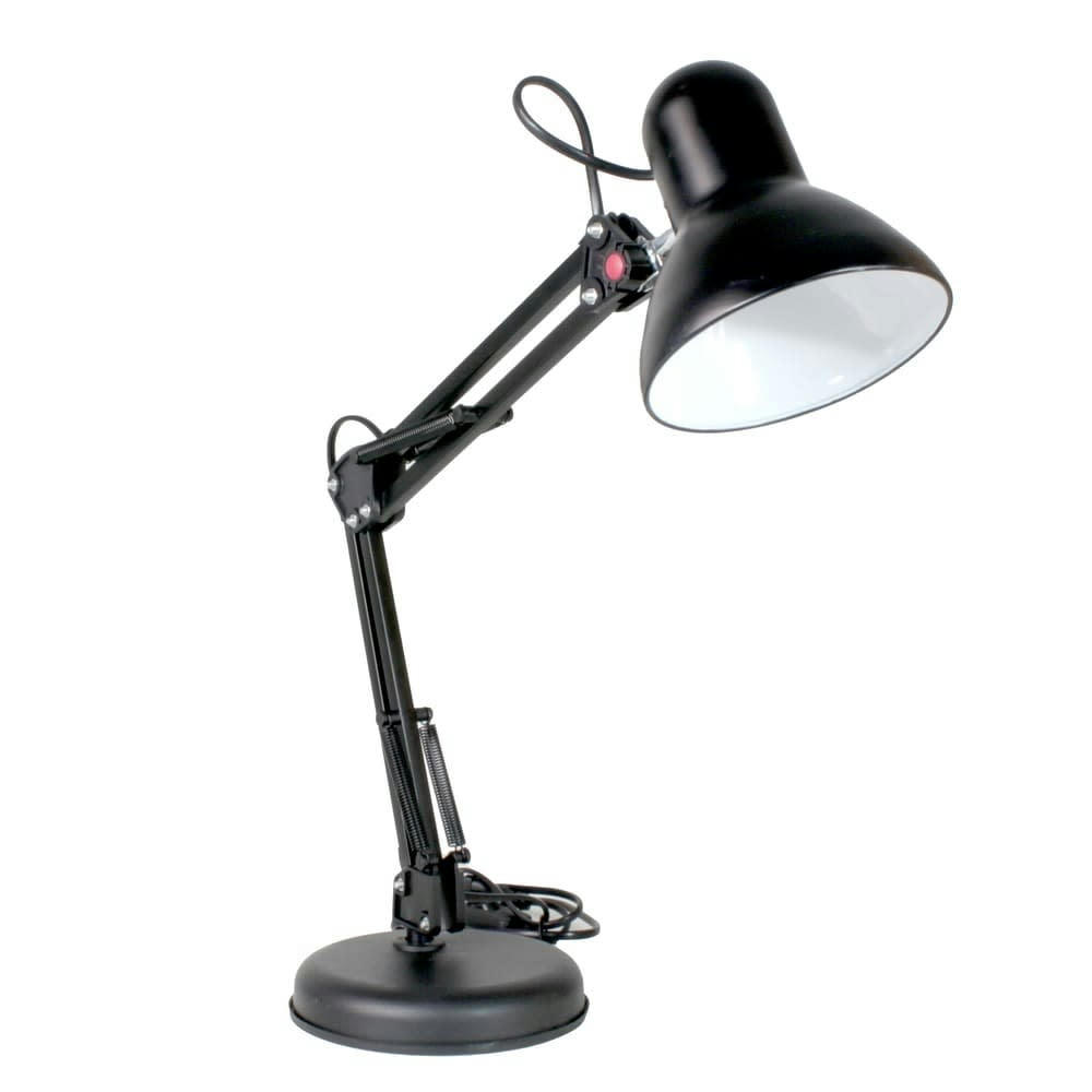 AVATI - Lampe de bureau articulée rétro en métal noir