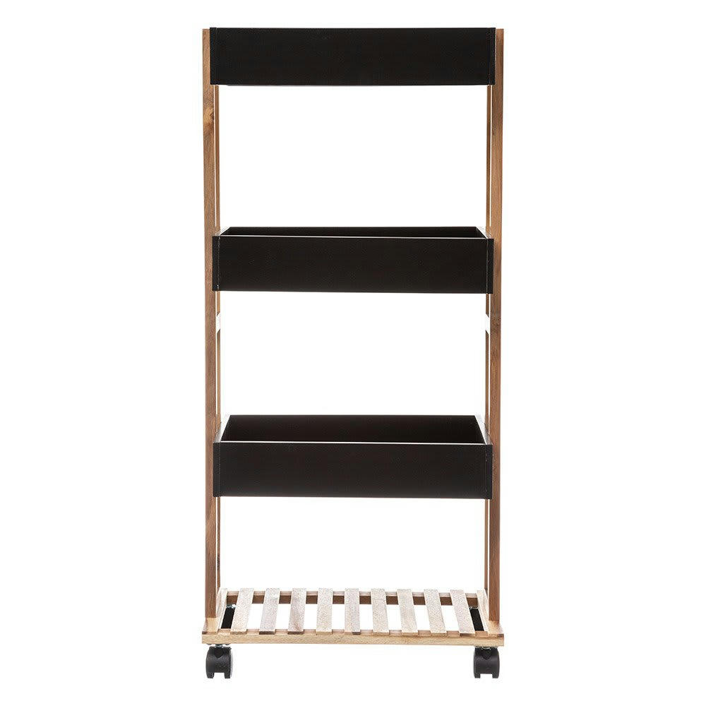 LEA - Desserte 4 plateaux noire