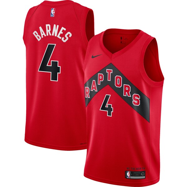 Scottie Barnes Toronto Raptors Nike Youth Swingman Jersey - Icon Edition - Red/White