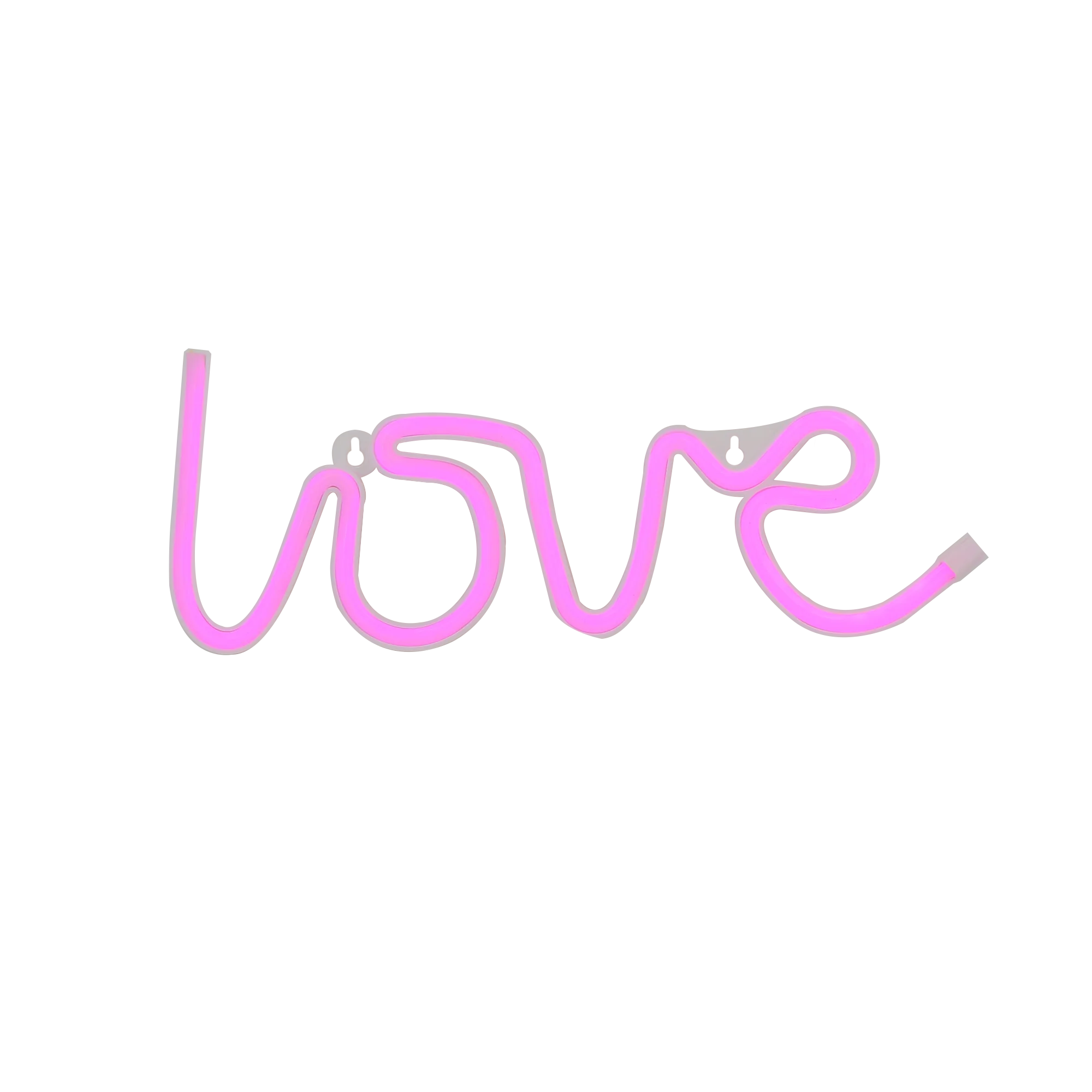 Néon LOVE coloris rose