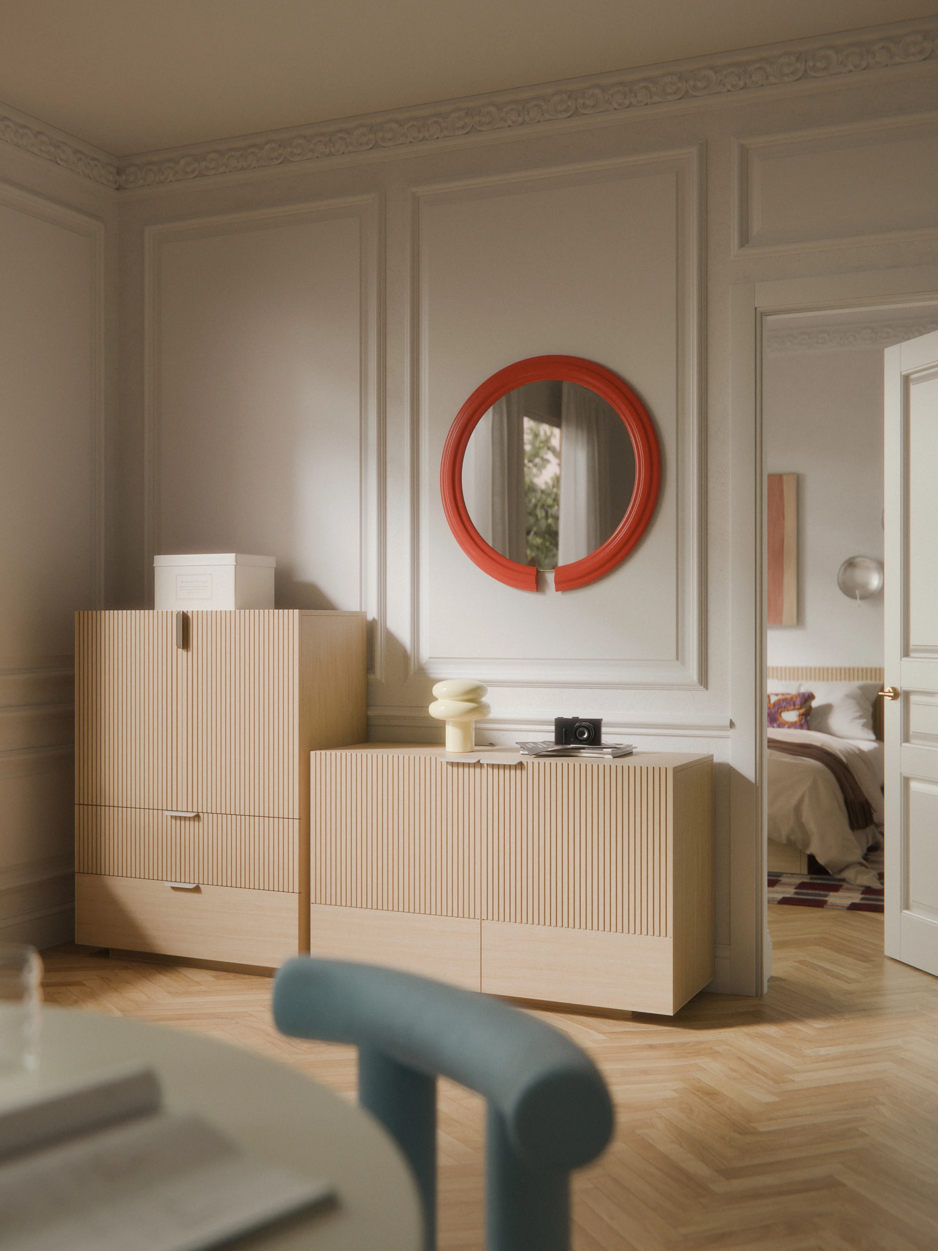 Holz-Sideboard Sato
