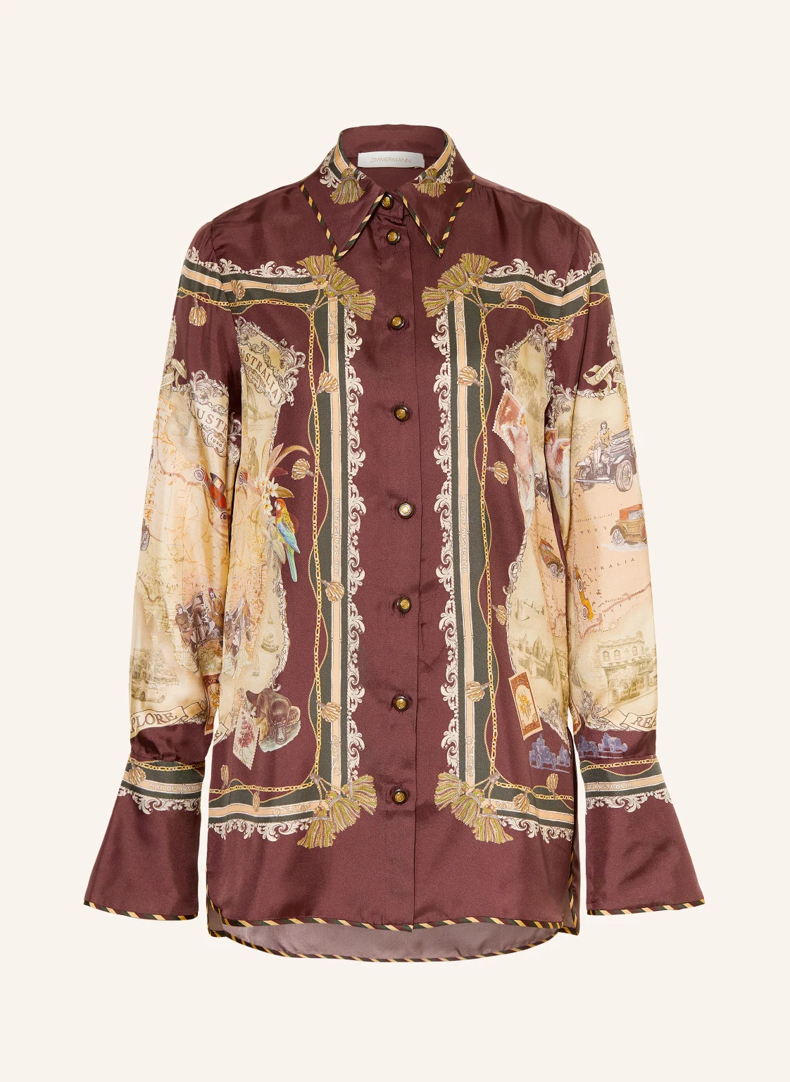 ZIMMERMANN Hemdbluse VALIANT aus Seide