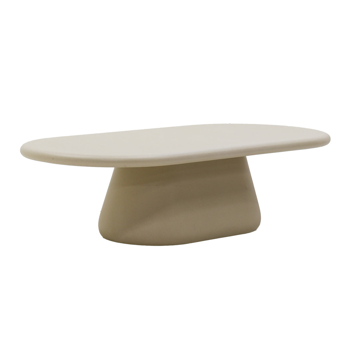 DÉJA Living Salontafel Riva Ovaal - Eco Composiet - 120x65x39cm