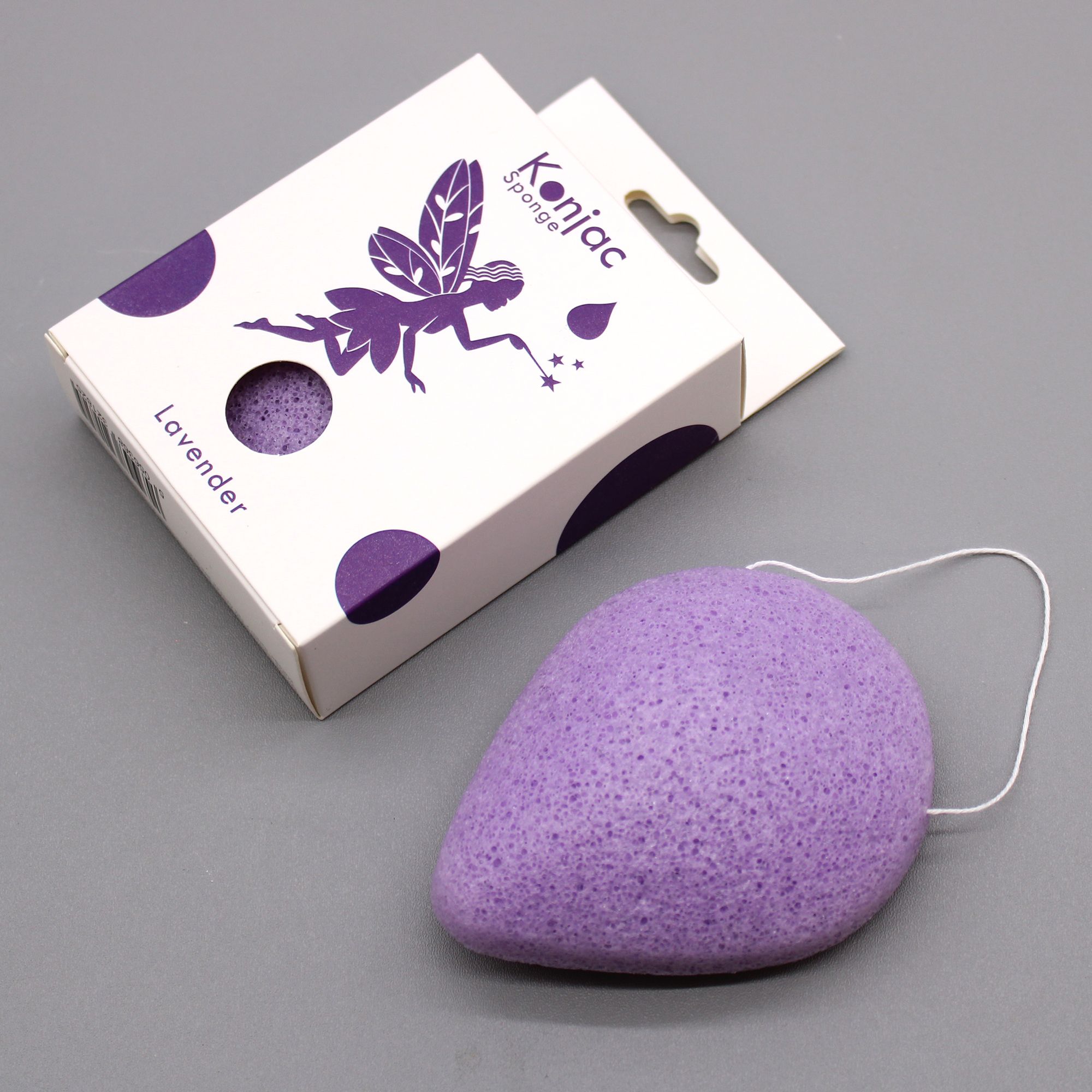 KDMD Teardrop Konjac Sponge - Lavender - Calming
