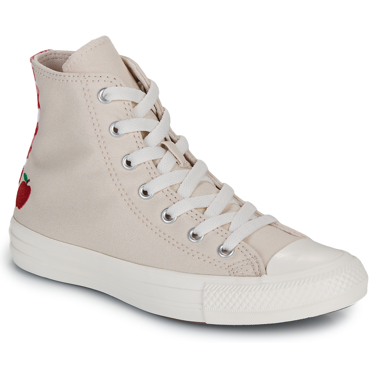 Converse - CHUCK TAYLOR ALL STAR CHECKERED ACCENTS - White / Red