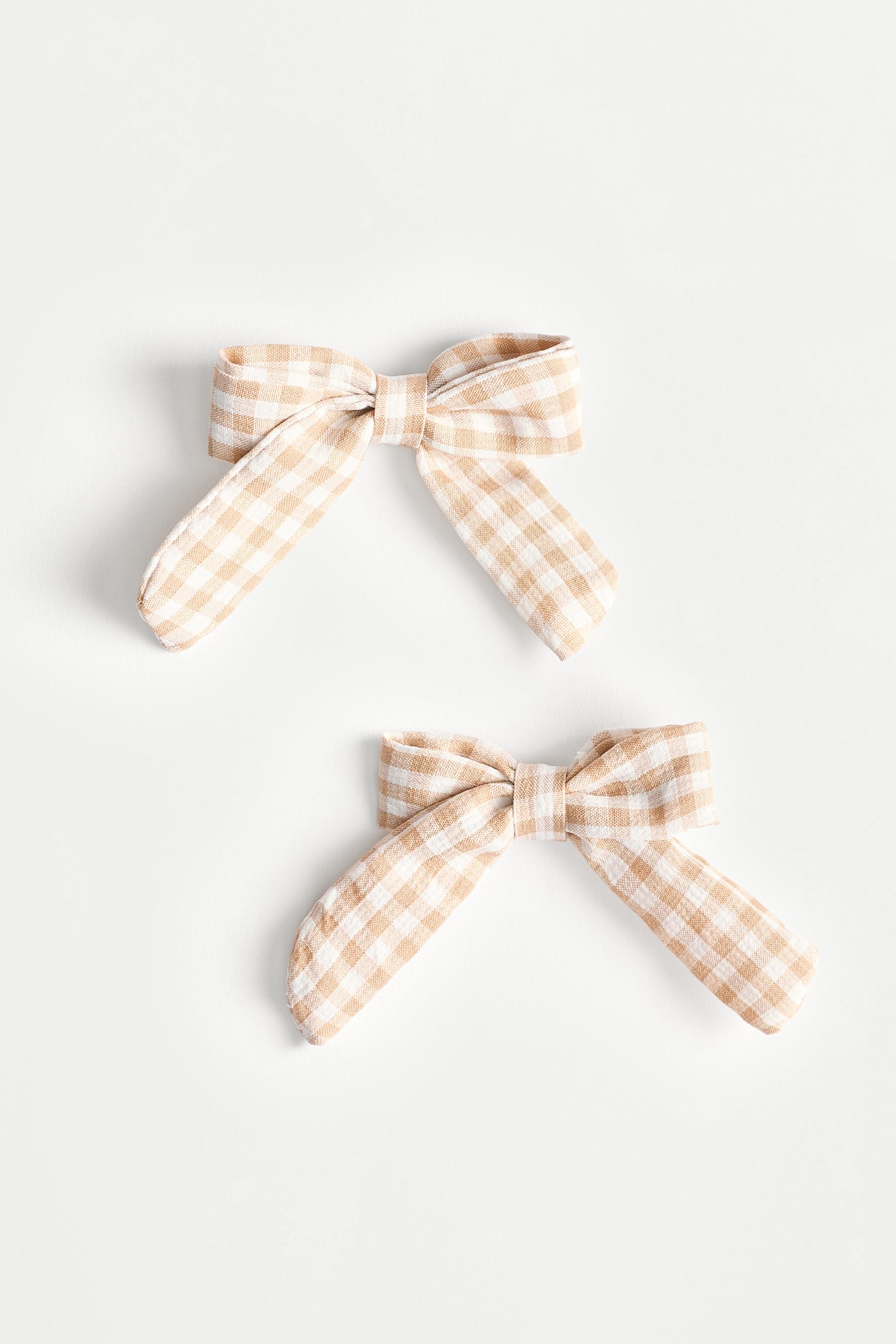 Lazos estampado vichy (Pack 2)