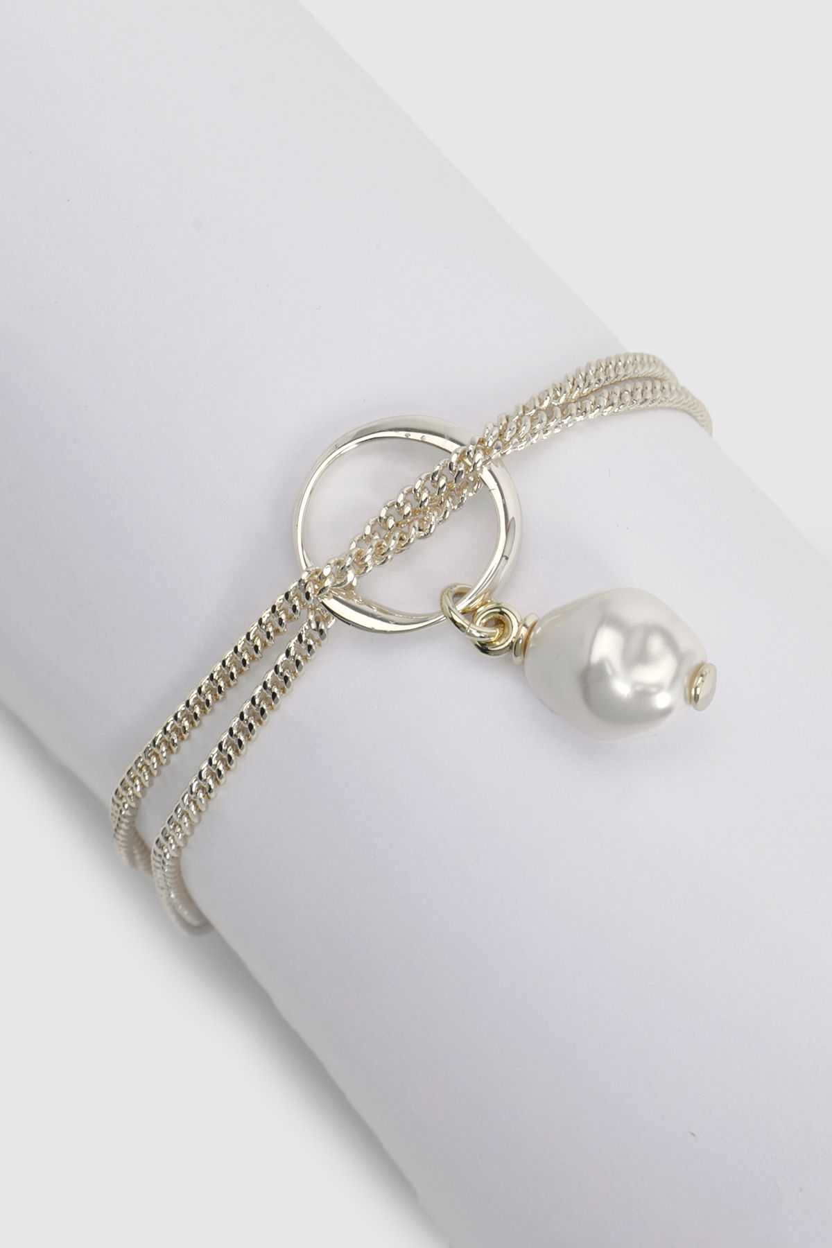 KarenMillen Modern Pearl Bracelet