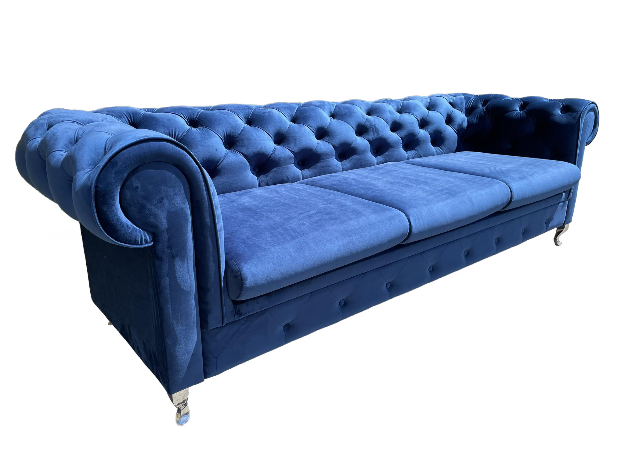 Sofa Prima 3 osobowa granatowa