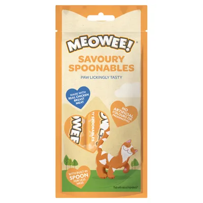 3 x Meowee! Cat Treats - 2 + 1 Free! *