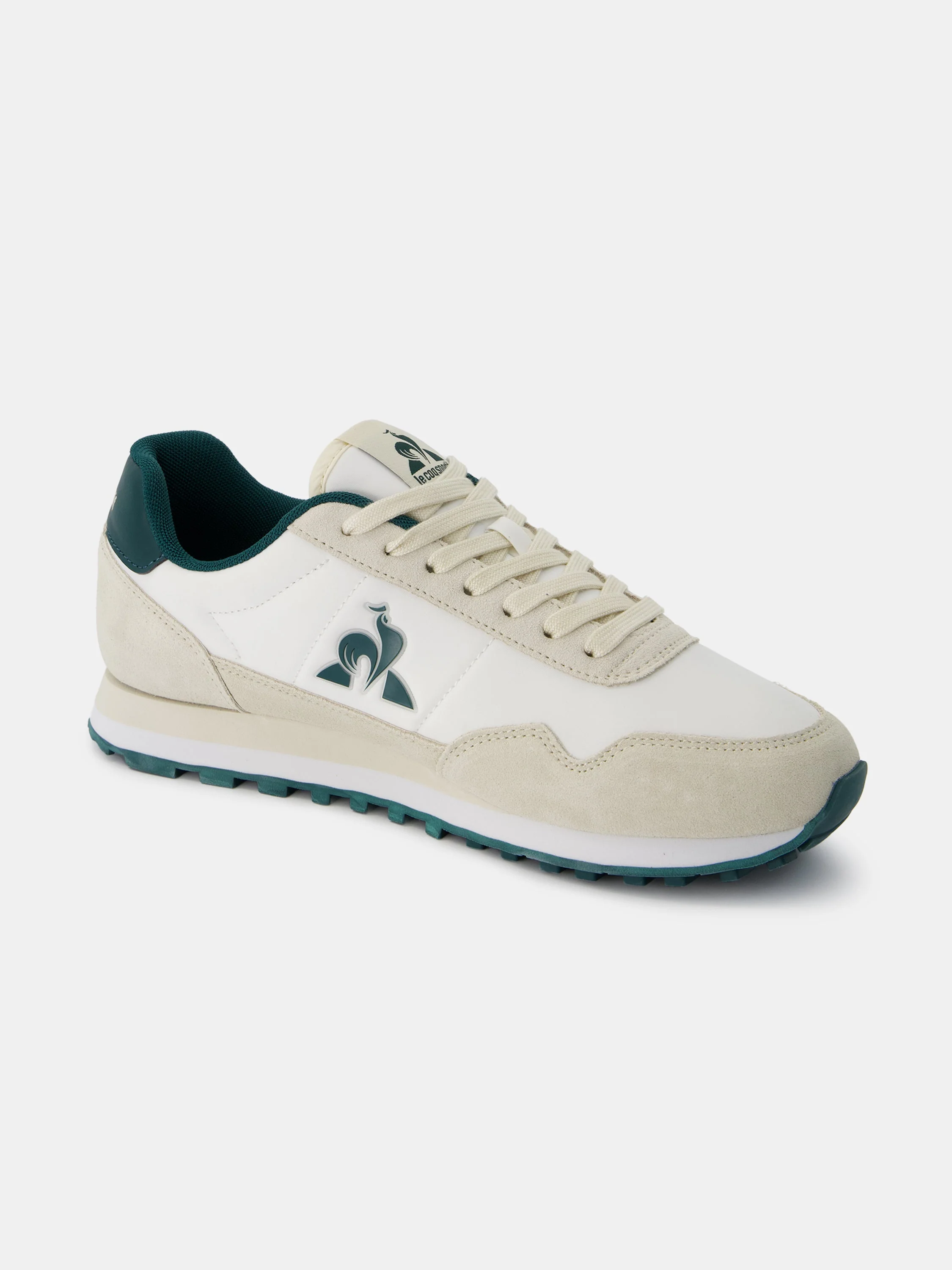 Basket retro-running en textile et suede Astra