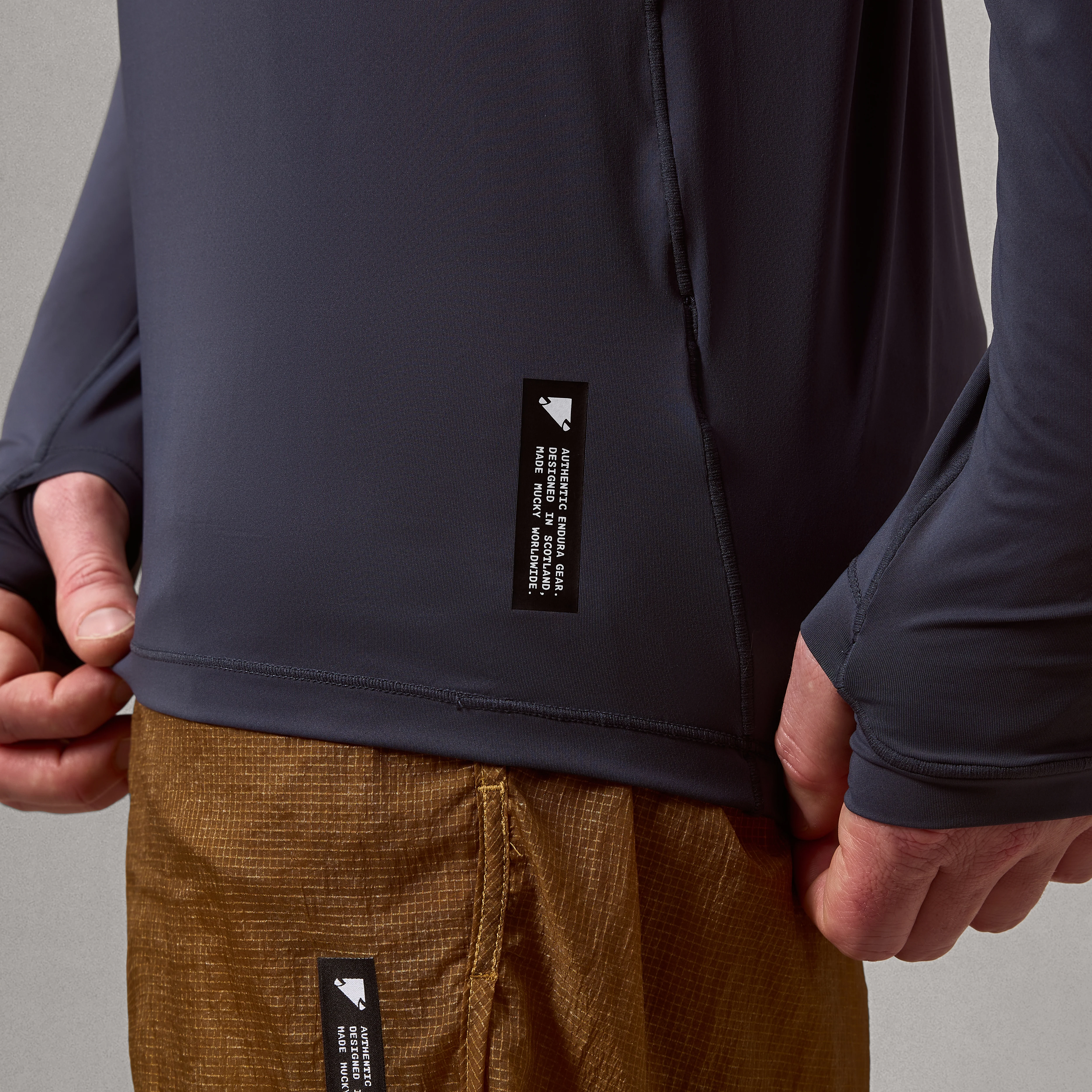 Men's AllTrack Rout Scuba Hoodie - Carbon Grey