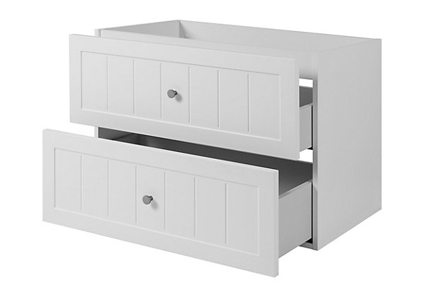 Meuble suspendu sous lavabo GUSTO blanc 80 cm