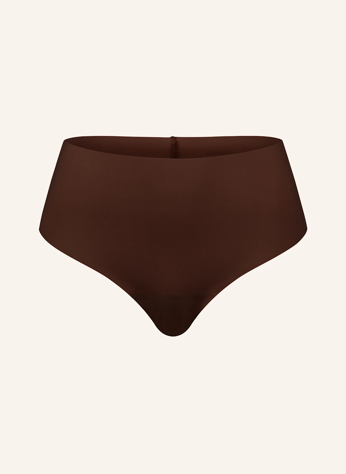 erlich textil Casual Cotton High Waist Brazil String mit Baumwolle (aus kontrolliert biologischem Anbau) - nahtlose Kanten