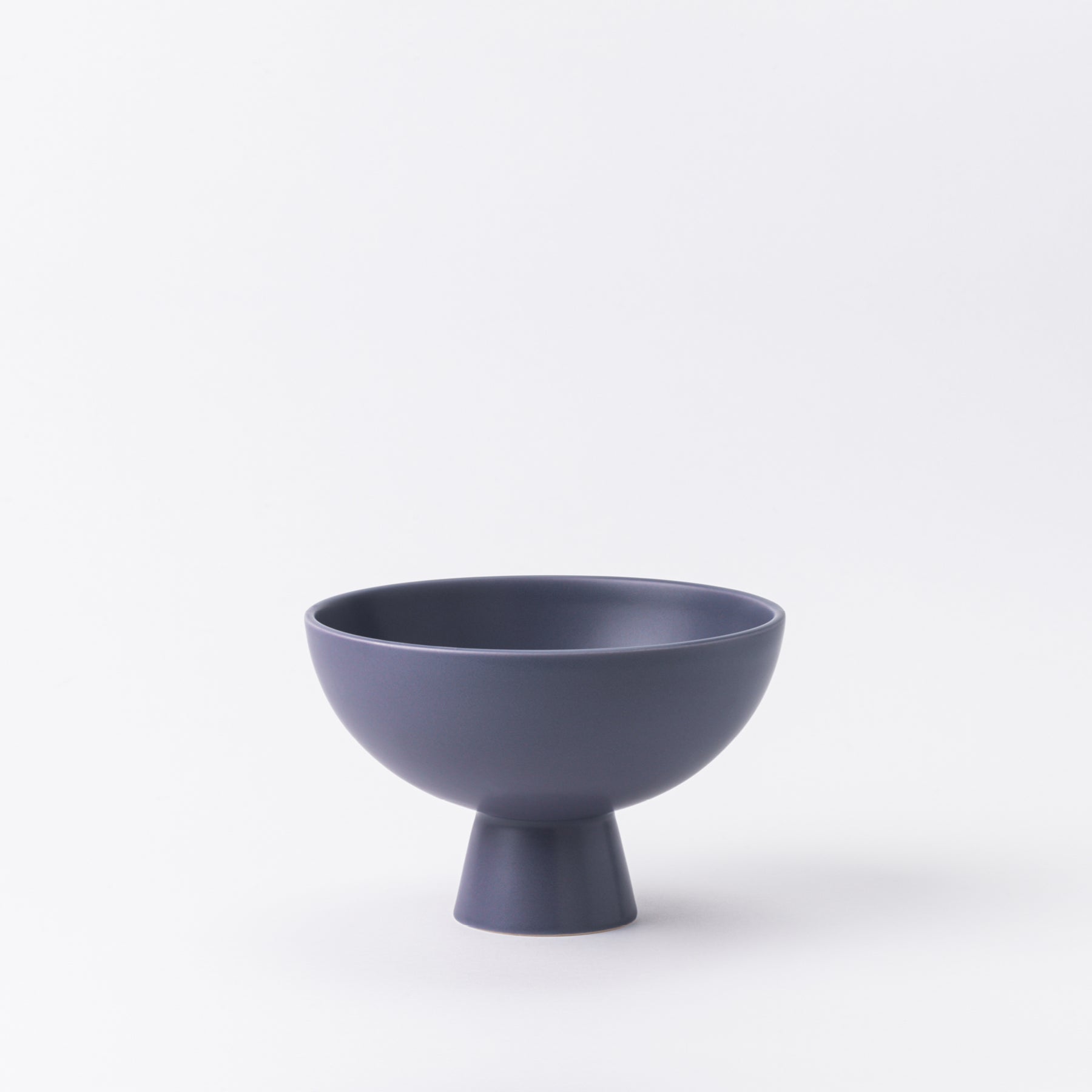 Medium Purple Ash Modern Pedestal Bowl