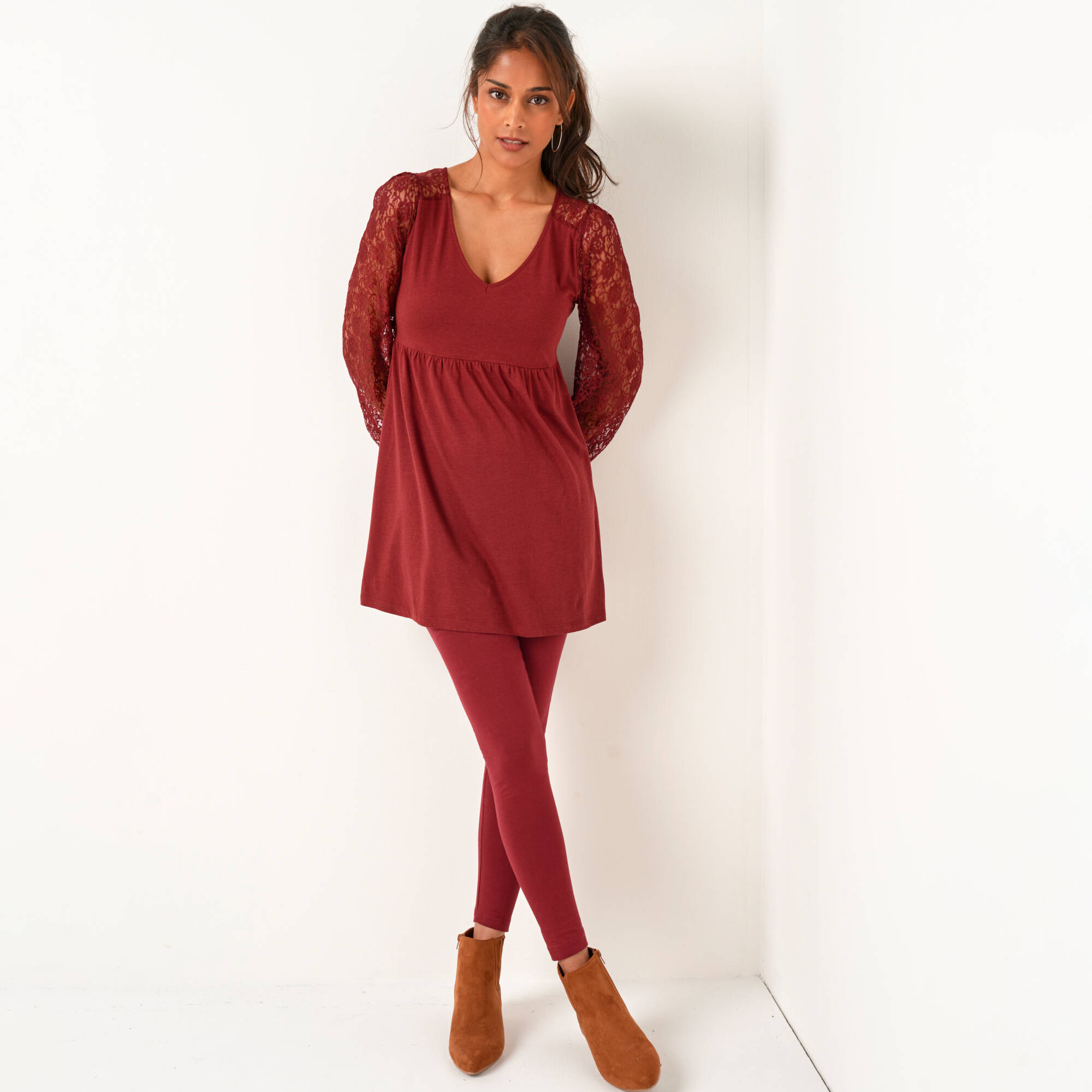 Legging taille élastiquée - lot de 2